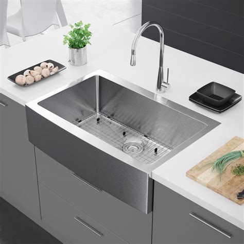 top mount stainless farmhouse sink